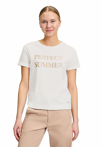 Betty&Co Kurzarmshirt "Betty & Co Damen Casual-Shirt mit Strass", (1 tlg.), günstig online kaufen