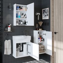 Roomart Badmöbel-Set PUNTO, (Unterschrank mit Waschbecken günstig online kaufen