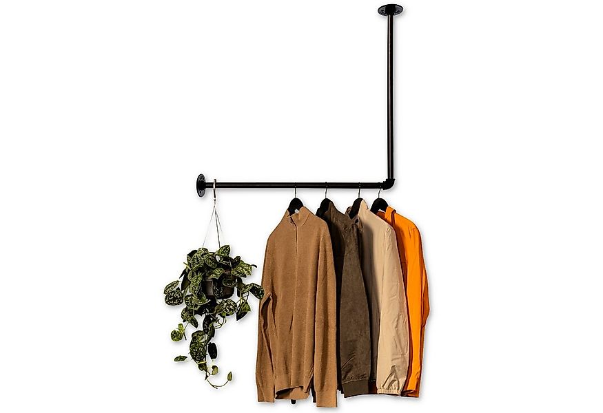 RSR Hangers Kleiderstange Kleiderstange Garderobe Industrie Design für Ecke günstig online kaufen