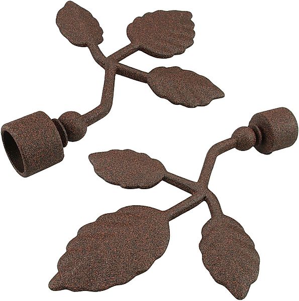 Liedeco Gardinenstangen-Endstück Bacchus, Gardinen, (Set, 2-St), günstig online kaufen