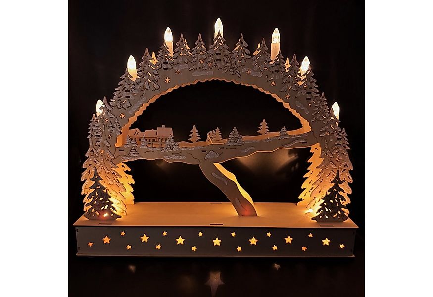Online-Fuchs LED Schwibbogen zum selber dekorieren - Lichterbogen Weihnacht günstig online kaufen