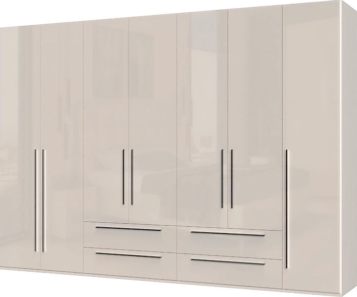 PLACES OF STYLE Kleiderschrank »Piano, UV lackiert, hochglänzend in beige o günstig online kaufen