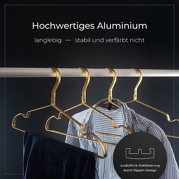 Parusia Kleiderbügel 10/20/40 Parusia Kleiderbügel gold günstig online kaufen