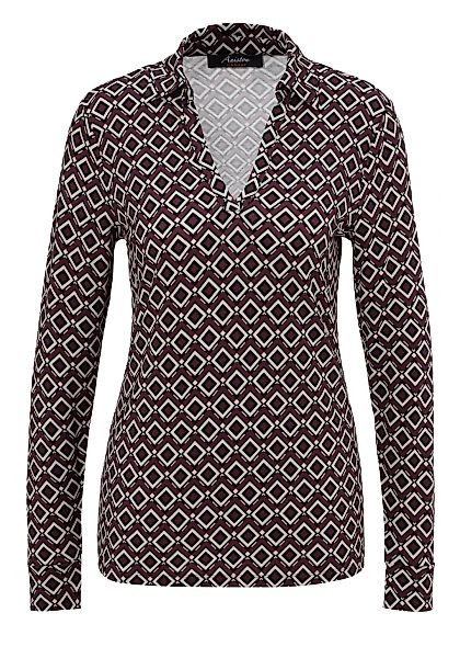Aniston CASUAL Shirtbluse, mit trendfarbenem Retro-Muster - NEUE KOLLEKTION günstig online kaufen