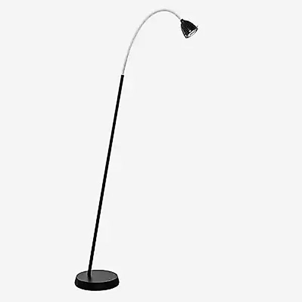 less 'n' more Athene A-SL3 Stehleuchte LED, Kopf schwarz/Flexwelle weiß/Fuß günstig online kaufen