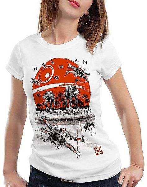 style3 T-Shirt Scarif Strand Rogue at-at star krieg wars imperium der stern günstig online kaufen