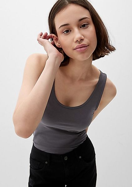 QS Muskelshirt T-Shirt Top aus Baumwolljersey günstig online kaufen