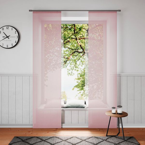 Neutex for you Schiebegardine "Galena Uni" Klettband 1 Stk. tlg. inkl. Befe günstig online kaufen