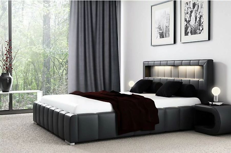 Fun Möbel Polsterbett Bett LAUGE (mit Bettkasten, mit oder ohne Matratze), günstig online kaufen