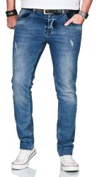 Alessandro Salvarini Slim-fit-Jeans "ASCatania" mit used look Effekt und mi günstig online kaufen