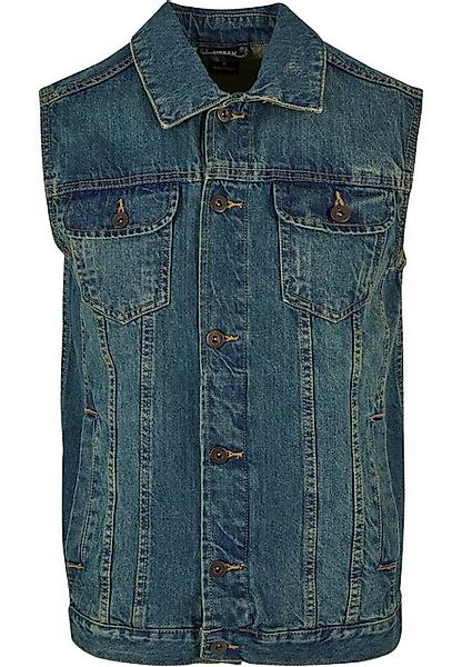 URBAN CLASSICS Jerseyweste Urban Classics Herren Denim Vest (1-tlg) günstig online kaufen