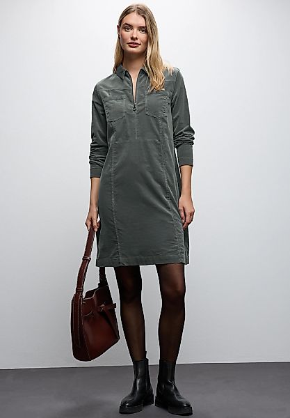STREET ONE Cordkleid Brusttaschen mit Zipper günstig online kaufen