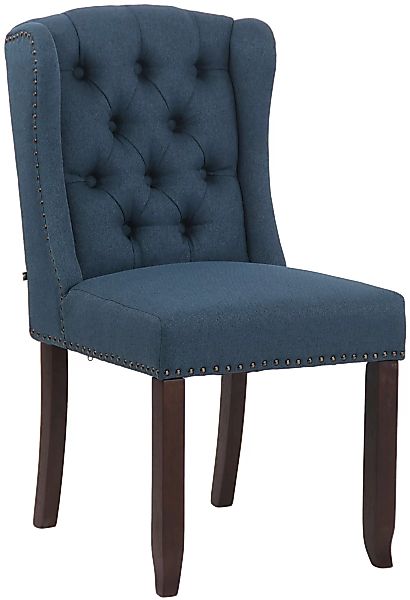 Stuhl Allada Stoff antik blau günstig online kaufen