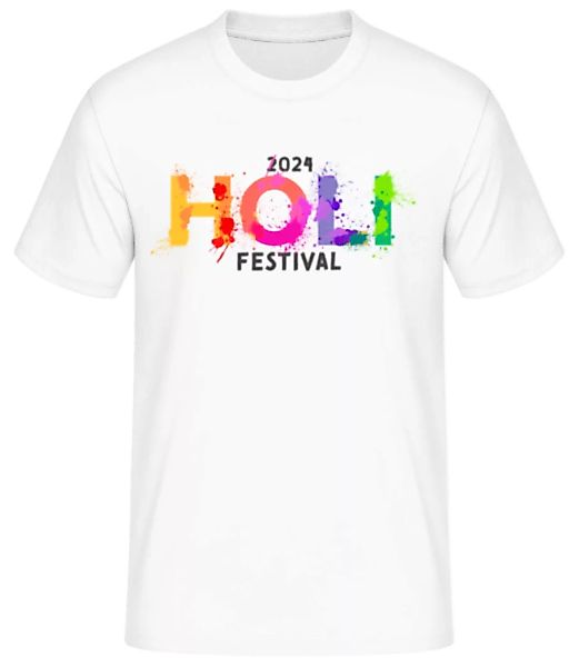 Holi Festival 2024 · Männer Basic T-Shirt günstig online kaufen