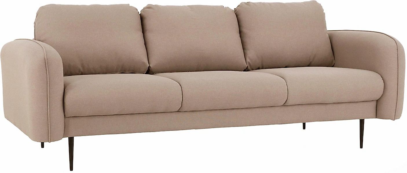 Home affaire 3-Sitzer "Skidi" mit losen Rückenkissen und Keder oben auf der günstig online kaufen