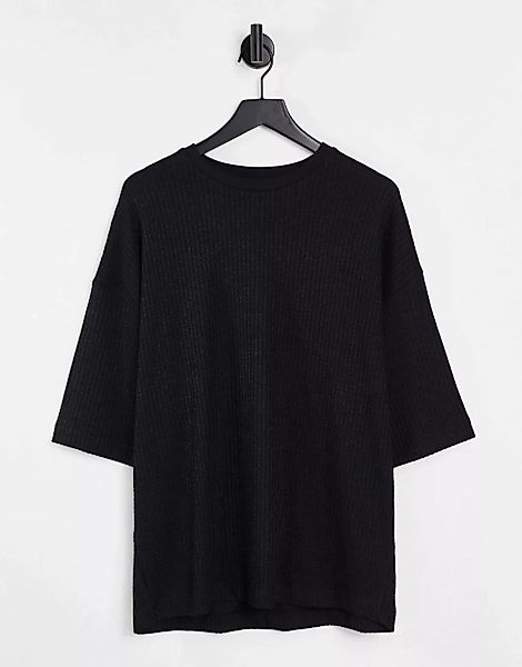 ASOS DESIGN – Oversize-T-Shirt aus schwerem Material mit kurzen Ärmeln und günstig online kaufen