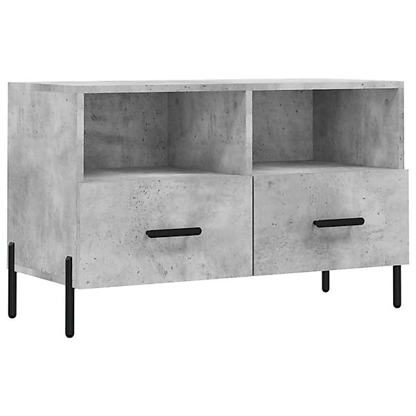 VidaXL TV-Schrank Betongrau 80x36x50 cm Holzwerkstoff  Modell 6 günstig online kaufen