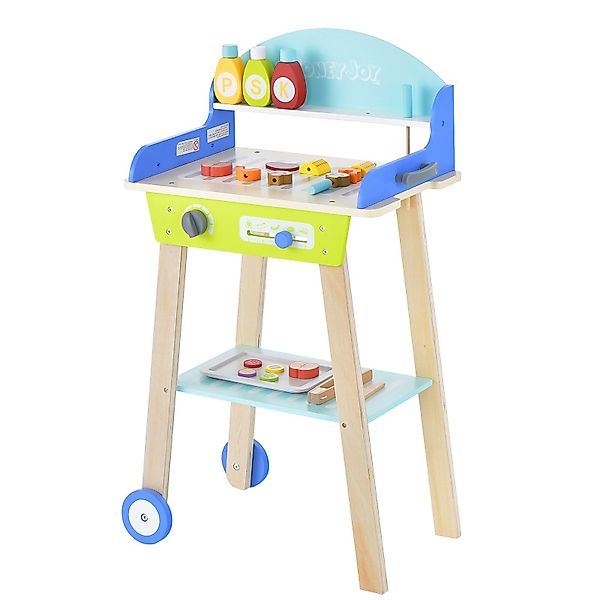 COSTWAY Outdoor-Spielküche Kinderküche, 21 tlg. Zubehör günstig online kaufen
