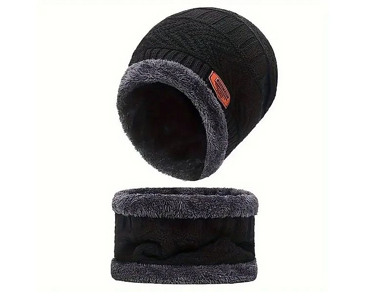 COFI 1453 Mütze & Schal Wintermütze mit Schal-Set – Strickmütze & Schlauchs günstig online kaufen