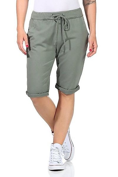 CLEO STYLE Bermudas Sweat Bermuda 1212 Oliv 36-40 günstig online kaufen