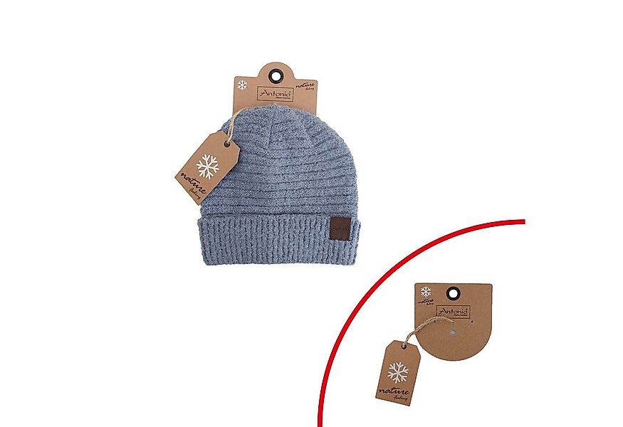 Antonio Strickmütze Antonio Damen Strick Mütze Bouclé Beanie lavender (1-St günstig online kaufen