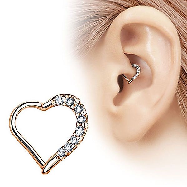 Taffstyle Nasenpiercing Piercing Knorpel Helix Ring günstig online kaufen