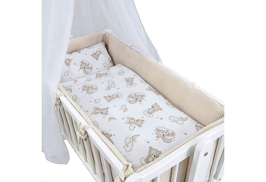 Baby-Delux Babybettwäsche Baby Wiegenset Waffelpique, Textilien, 6 teilig, günstig online kaufen