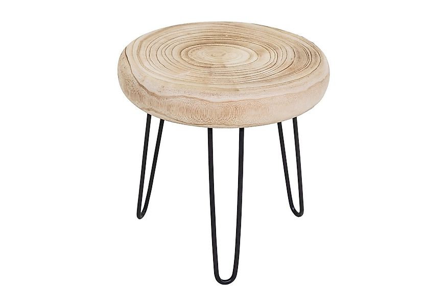 Spetebo Blumenhocker Holz Pflanzenständer natur mit 3 Beinen - 32 cm (Anzah günstig online kaufen