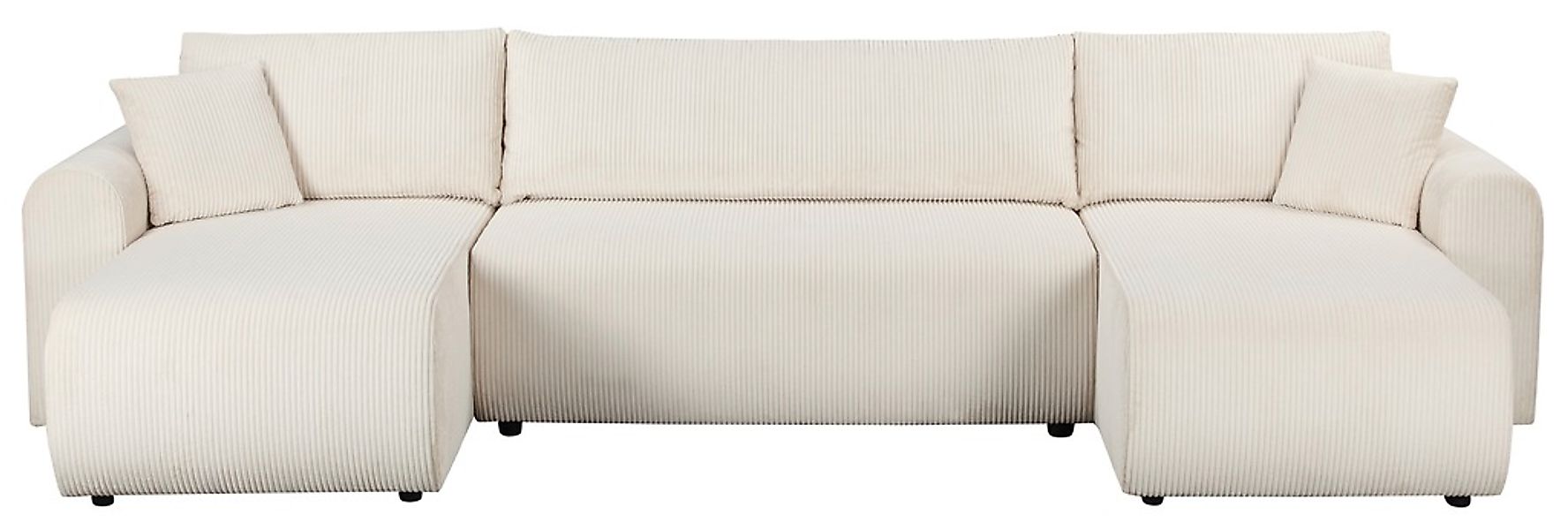 OTTO home Wohnlandschaft "JONAA, 311 cm, U-Form, Schlafsofa, Boxspringfeder günstig online kaufen