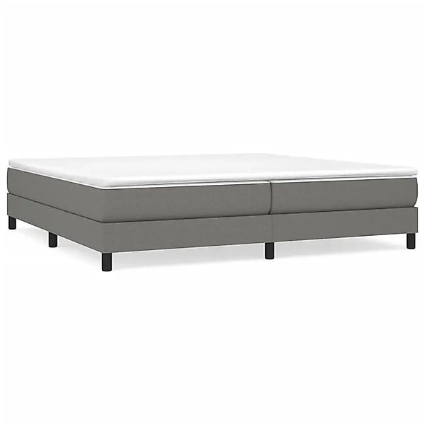 vidaXL Boxspringbett Dunkelgrau 200x200 cm Stoff1389480 günstig online kaufen