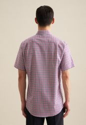 seidensticker Businesshemd "Regular" Regular Kurzarm Button-Down-Kragen Kar günstig online kaufen