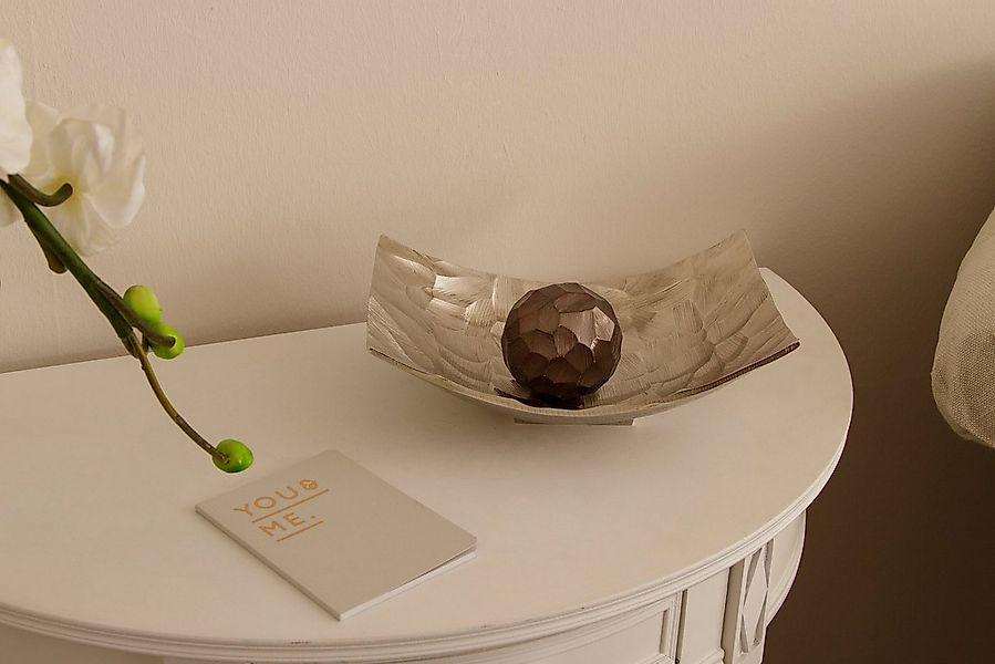 Myflair Möbel & Accessoires Dekoschale Jasmin, silber, silberfarben günstig online kaufen