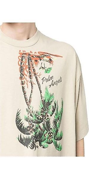 PALM ANGELS Print-Shirt Palm Angels Palm Print T-Shirt Weiß Herren L günstig online kaufen