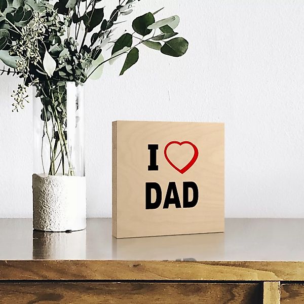 Artland Holzbild "Ich liebe Papa", (1 St.) günstig online kaufen