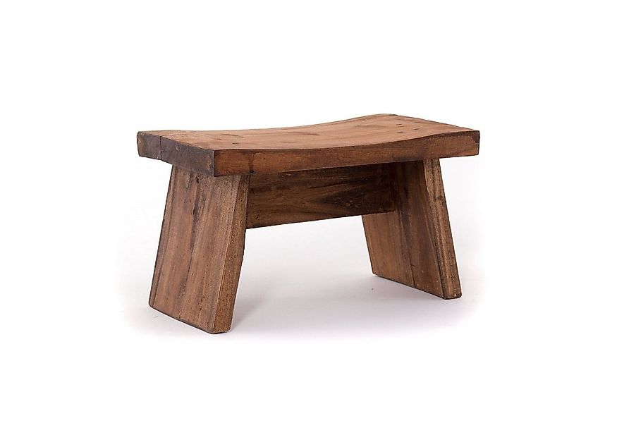 DESIGN DELIGHTS Hocker NOSTALGISCHER FUßHOCKER "SCHEMEL", Altholz massiv, H günstig online kaufen