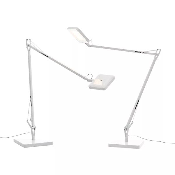 Flos - Kelvin LED 2er-Set Schreibtischleuchten - weiß/glänzend/LxBxH 58x10x günstig online kaufen