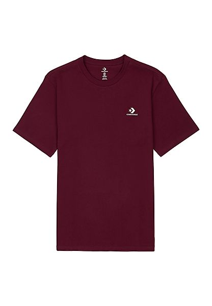 Converse T-Shirt Herren EMBROIDERED STAR CHEVRON LEFT CHEST TEE BURGUNDY 10 günstig online kaufen