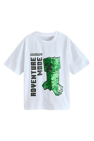 Next T-Shirt Minecraft T-Shirt mit Wendepailletten (1-tlg) günstig online kaufen