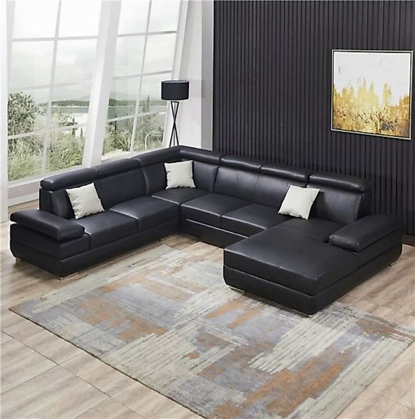 JVmoebel Ecksofa Moderne Sofa Eckgarnitur U Form Polster Ecke Couch Design, günstig online kaufen