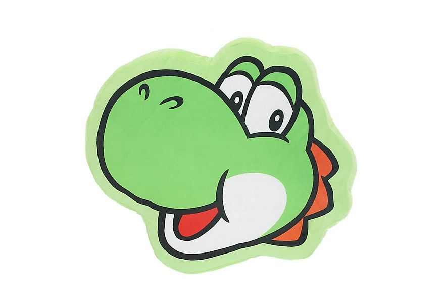 Nintendo Dekokissen Super Mario Yoshi Kissen 36 cm Kinder Dekokissen figürl günstig online kaufen