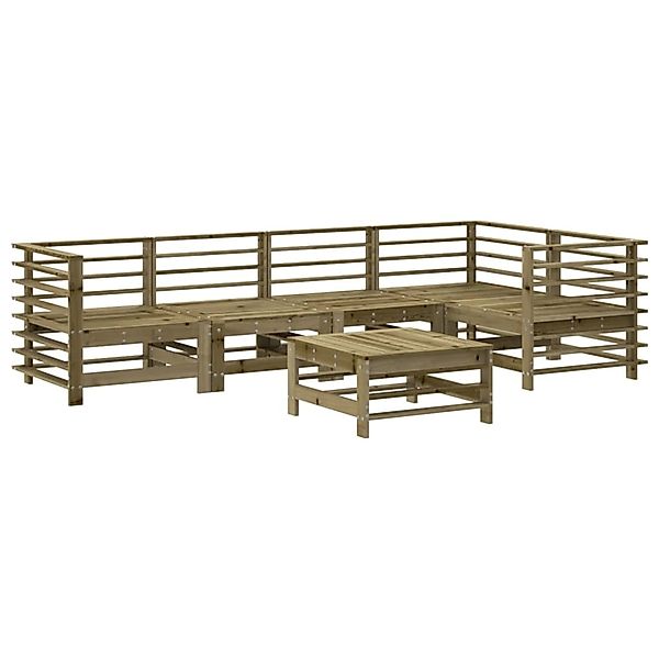 vidaXL 6-Tlg Garten-Lounge-Set Imprägniertes Kiefernholz 3186479 günstig online kaufen