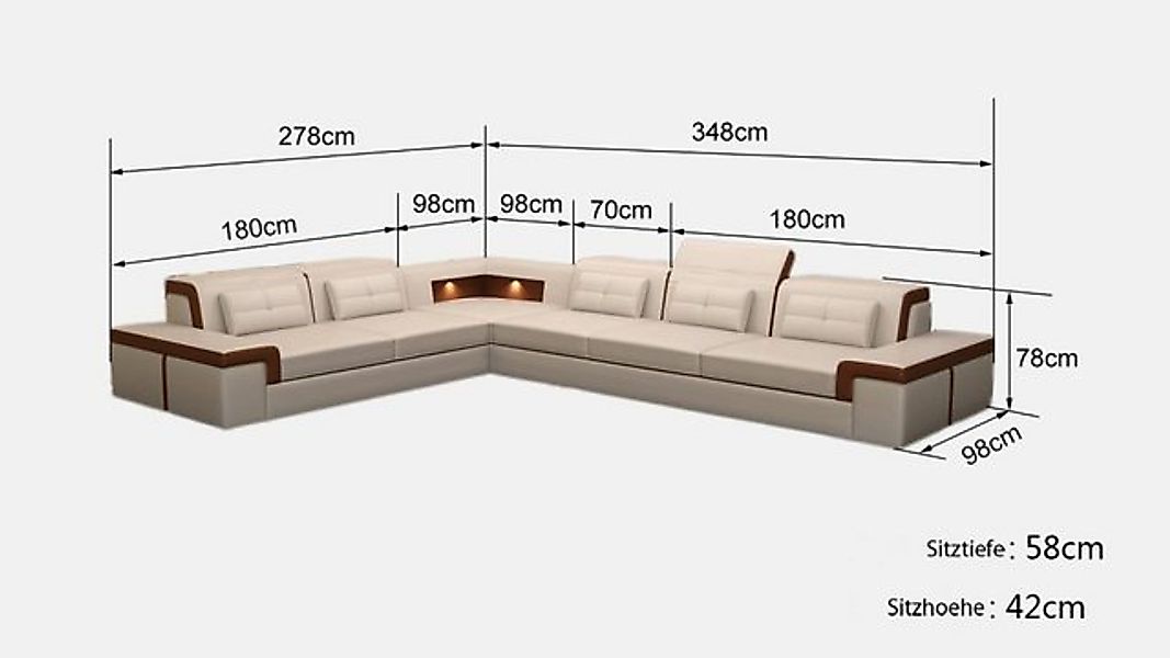 JVmoebel Ecksofa, Made in Europa günstig online kaufen