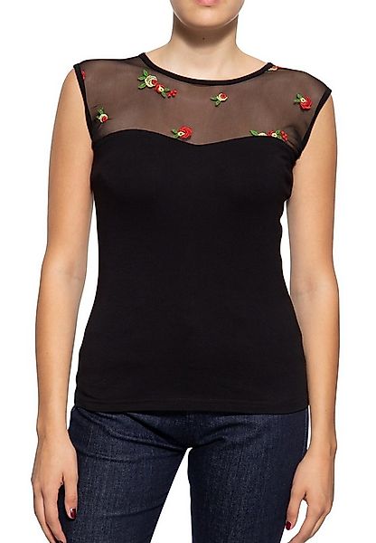 QueenKerosin Carmenshirt Roses günstig online kaufen