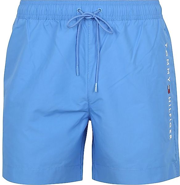 Tommy Hilfiger Badeshorts Logo Blau - Größe S günstig online kaufen
