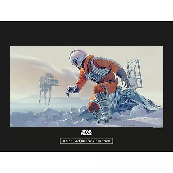 Komar Wandbild Star Wars Classic RMQ Hoth Battle P Star Wars B/L: ca. 40x30 günstig online kaufen