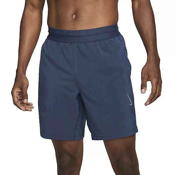 Nike Yoga Dri-fit Kurze Hosen M Midnight Navy / Gray günstig online kaufen