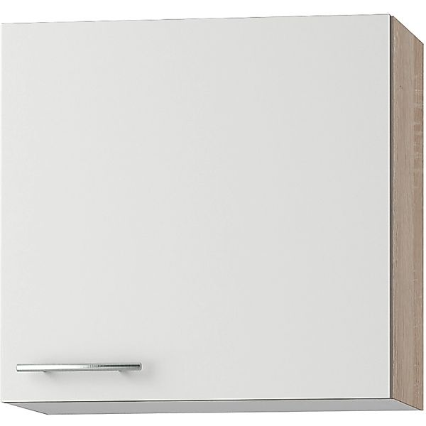 Optifit Küchen-Oberschrank Dakar286 60 cm x 57,6 cm x 34,6 cm Weiß-Eiche günstig online kaufen