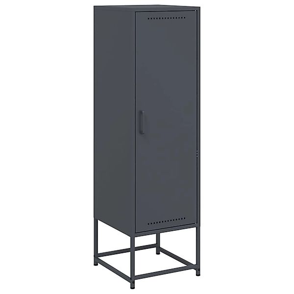 vidaXL Highboard Anthrazit 36x39x123 cm Stahl 846526 günstig online kaufen