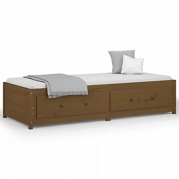 Vidaxl Tagesbett Honigbraun 90x190 Cm 3ft Single Massivholz Kiefer günstig online kaufen
