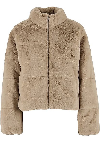 URBAN CLASSICS Winterjacke Urban Classics Ladies Short Faux Fur Puffer Jack günstig online kaufen